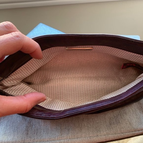 Lauren Merkin Lambskin Leather clutch - Picture 3 of 5